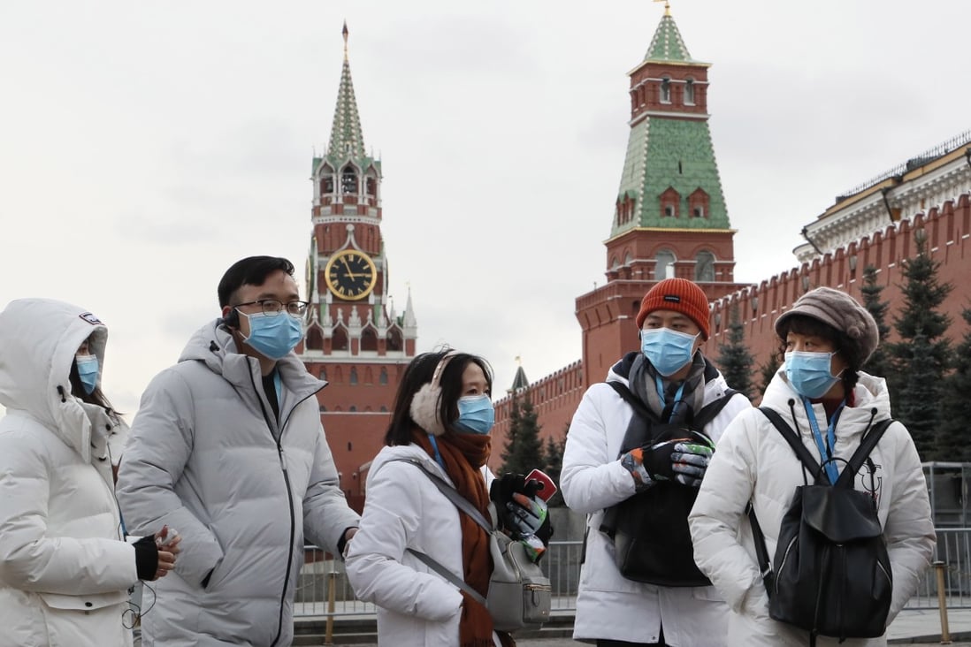 Chinese tourists in Moscow. Photo: EPA-EFE