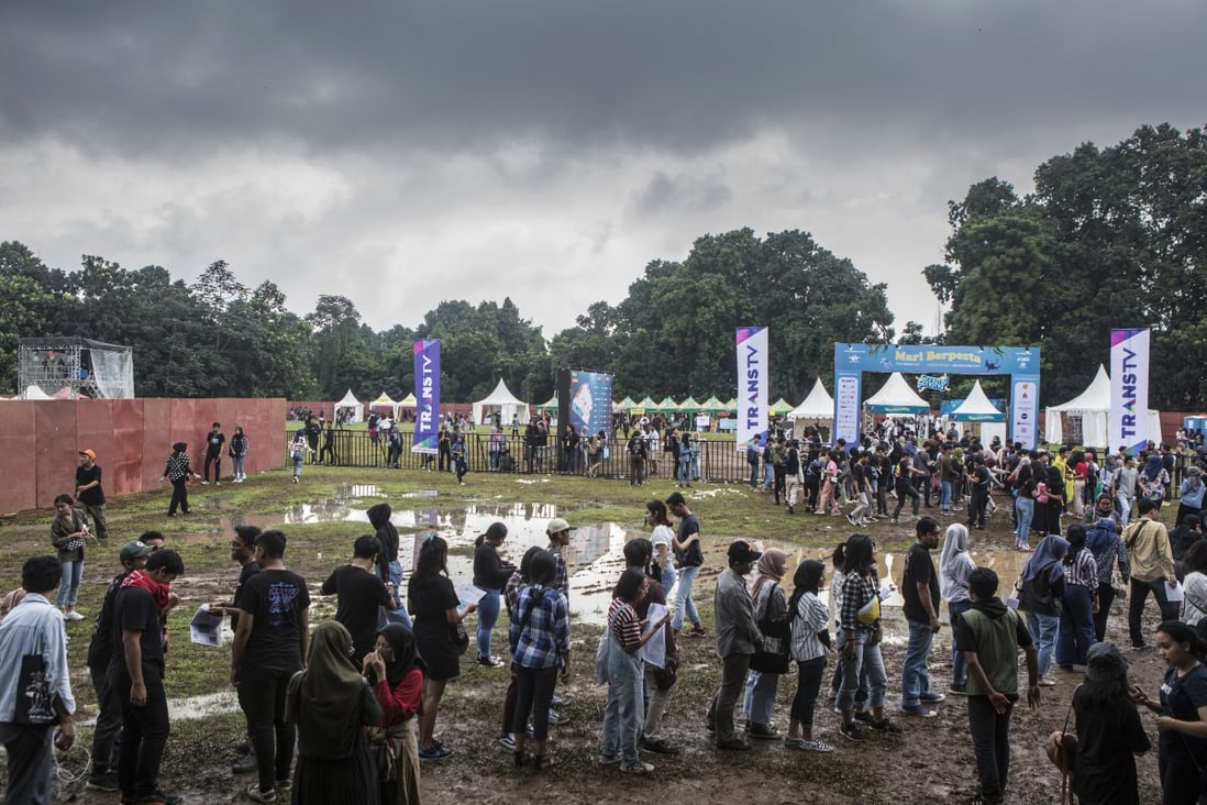 In Indonesia, rain masters are often hired by organisers of outdoor events for their perceived ability to prevent rainfall from ruining the day. Photo: Agoes Rudianto