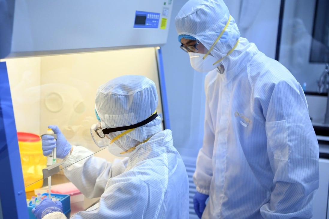 Multiple tests have been required to detect the new virus in some patients in Tianjin. Photo: Xinhua