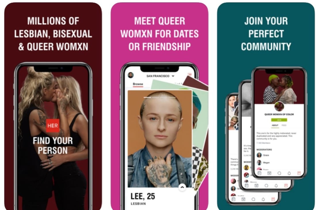 Her is a dating app for queer women by queer women, and is among the leading apps in diversity and inclusivity. Photos: Handouts