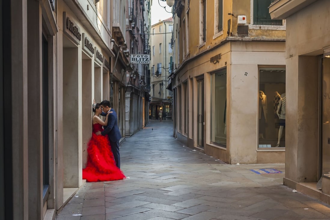 More Chinese couples than ever are taking their destination weddings to Italy. Photo: Getty Images
