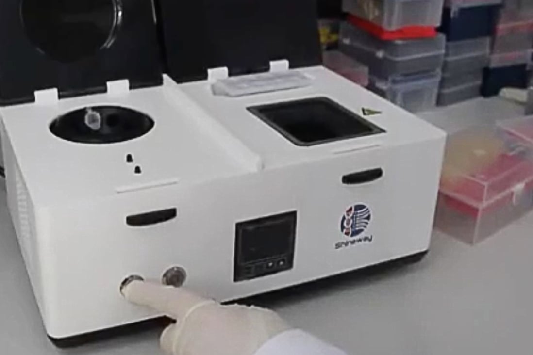 The team from the the Hong Kong University of Science and Technology said their device could spot the coronavirus strain faster than ever before. Photo: HKUST