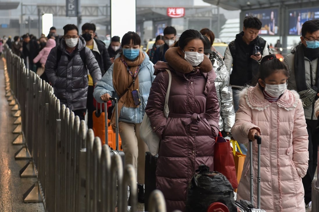 Up to 3 million passengers are expected to travel each day from Saturday to Tuesday as people return to work after the extended Lunar New Year break. Photo: AFP