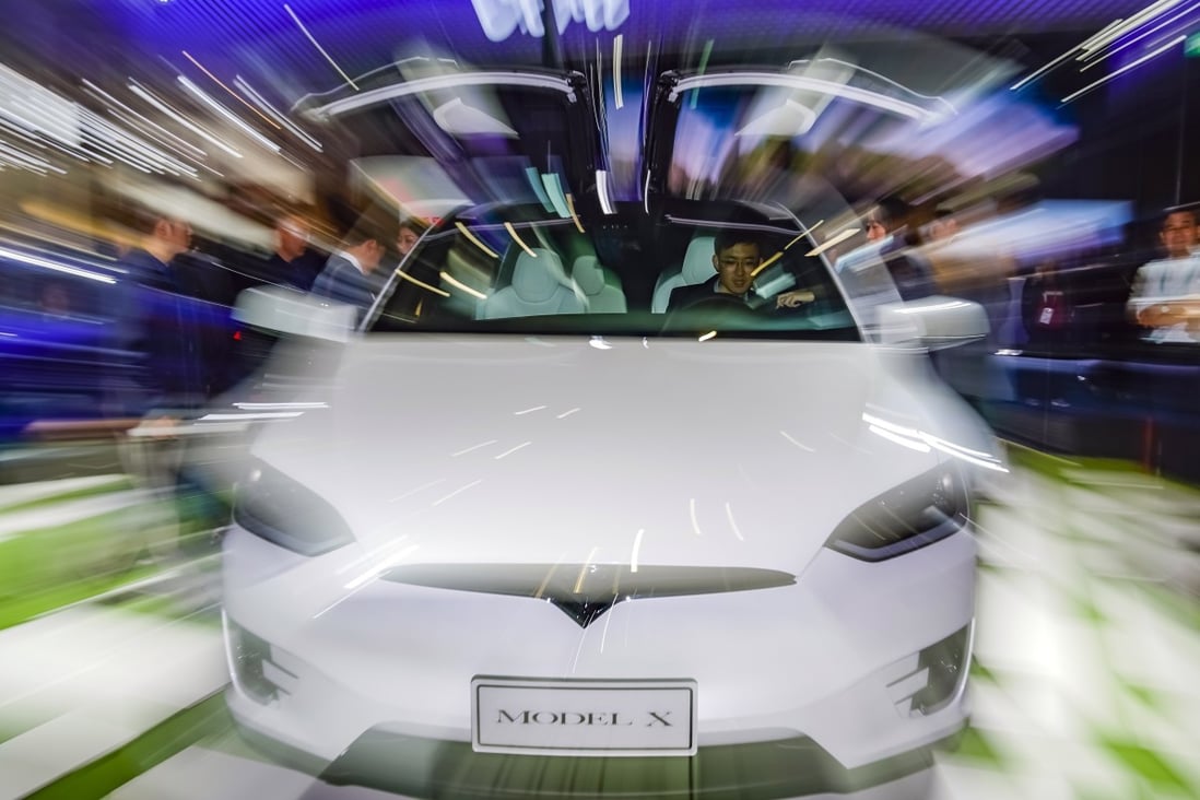 Tesla has said drivers who use its Autopilot system crash less frequently than while driving manually. Photo: Xinhua