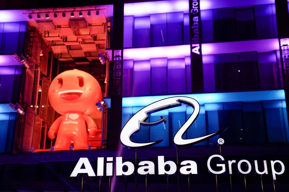 The logo of Alibaba Group Holding is seen at the e-commerce company's headquarters in Hangzhou, Zhejiang province. Photo: Reuters