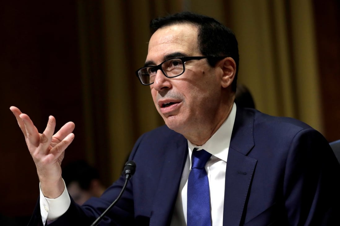 The new regulations on foreign investment, US Treasury Secretary Steven Mnuchin said last month, will further strengthen national security and “modernise the investment review process”. Photo: Reuters