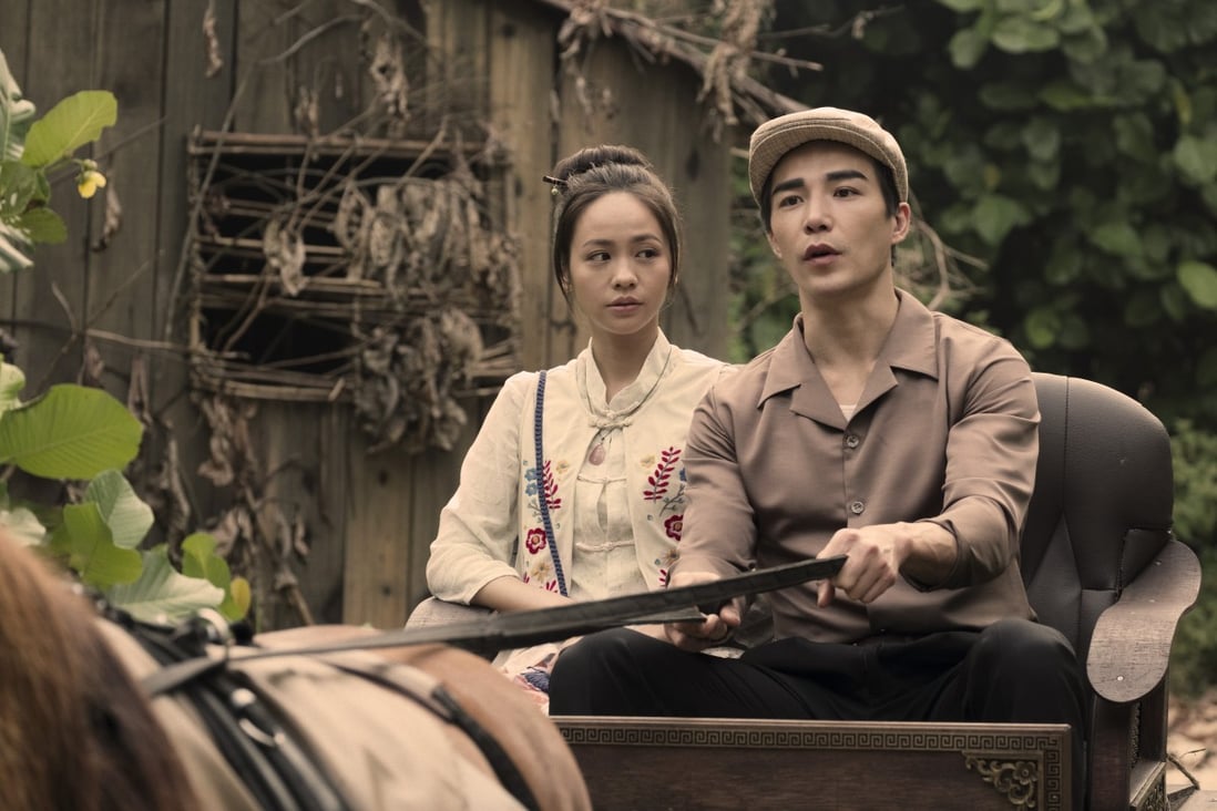 Peijia Huang (left) as Pan Li Lan and Ludi Lin as Lim Tian Bai in a still from The Ghost Bride, a Taiwanese-Malaysian thriller now streaming on Netflix. Photo: Netflix