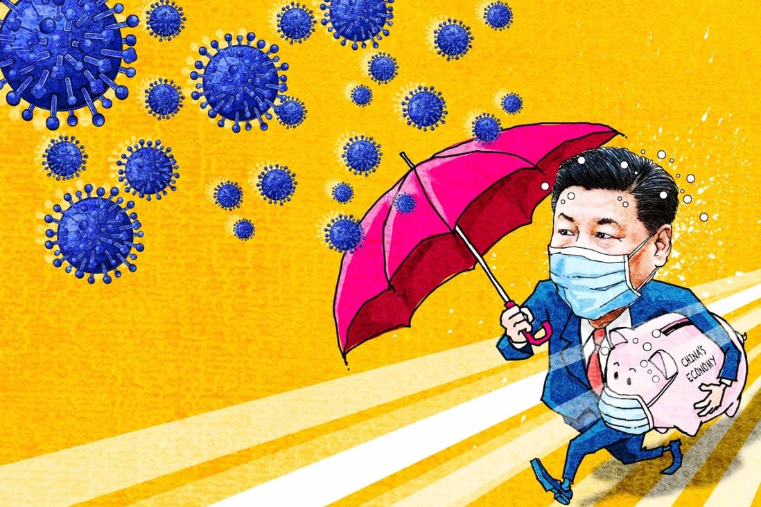 China’s President Xi Jinping said this week that control of the coronavirus had entered a critical stage despite “positive developments” in containing the outbreak. Illustration: Henry Wong