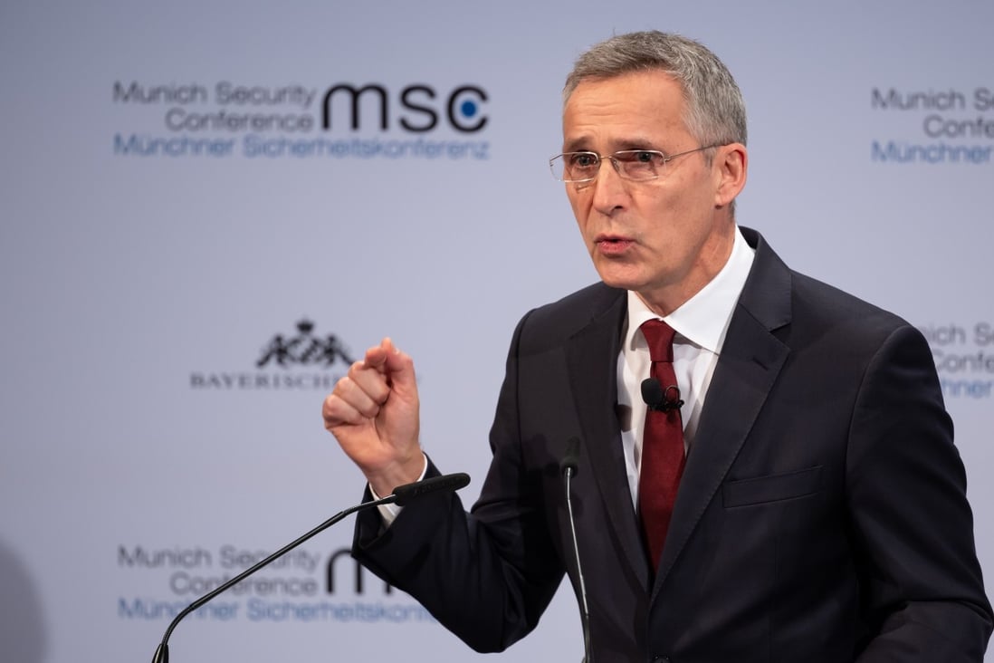 Jens Stoltenberg, Nato Secretary General, speaks during the 56th Munich Security Conference. Photo: dpa