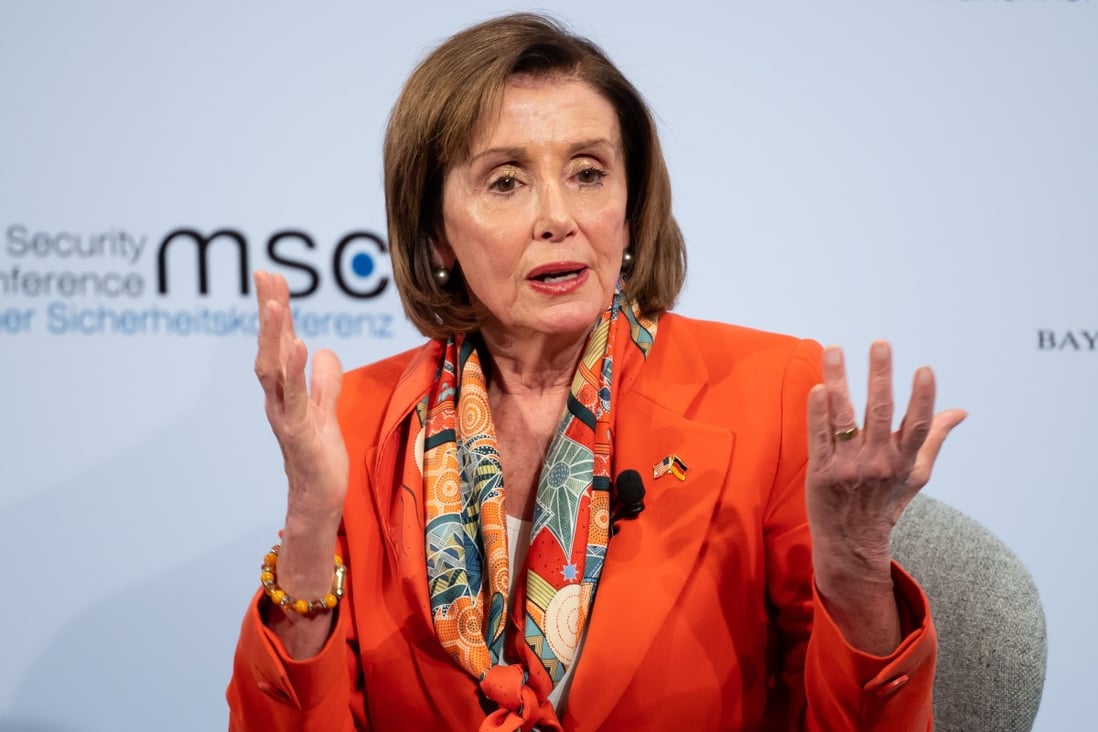 Nancy Pelosi, Speaker of the US House of Representatives, was challenged on the Huawei issue at the Munich Security Conference. Photo: DPA