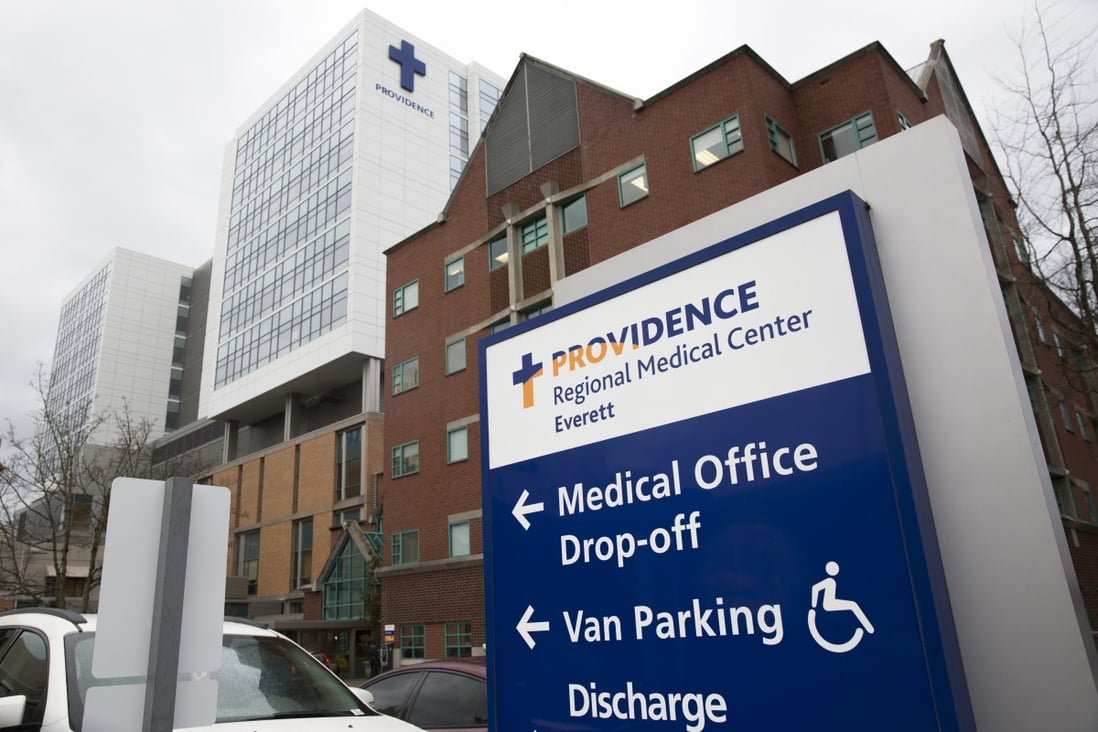 Providence Regional Medical Centre in Everett, Washington, where the first person in the United States infected with the coronavirus was treated. Photo: AFP