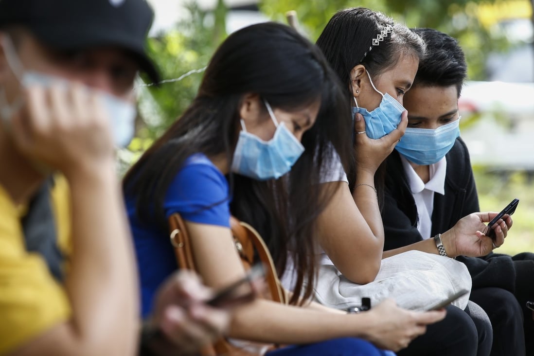 Stranded Overseas Filipino Workers have been sharing stories of how their lives have been affected by the Philippine government’s February 2 decision to ban all travel to and from mainland China, Macau and Hong Kong due to the coronavirus outbreak. Photo: EPA-EFE