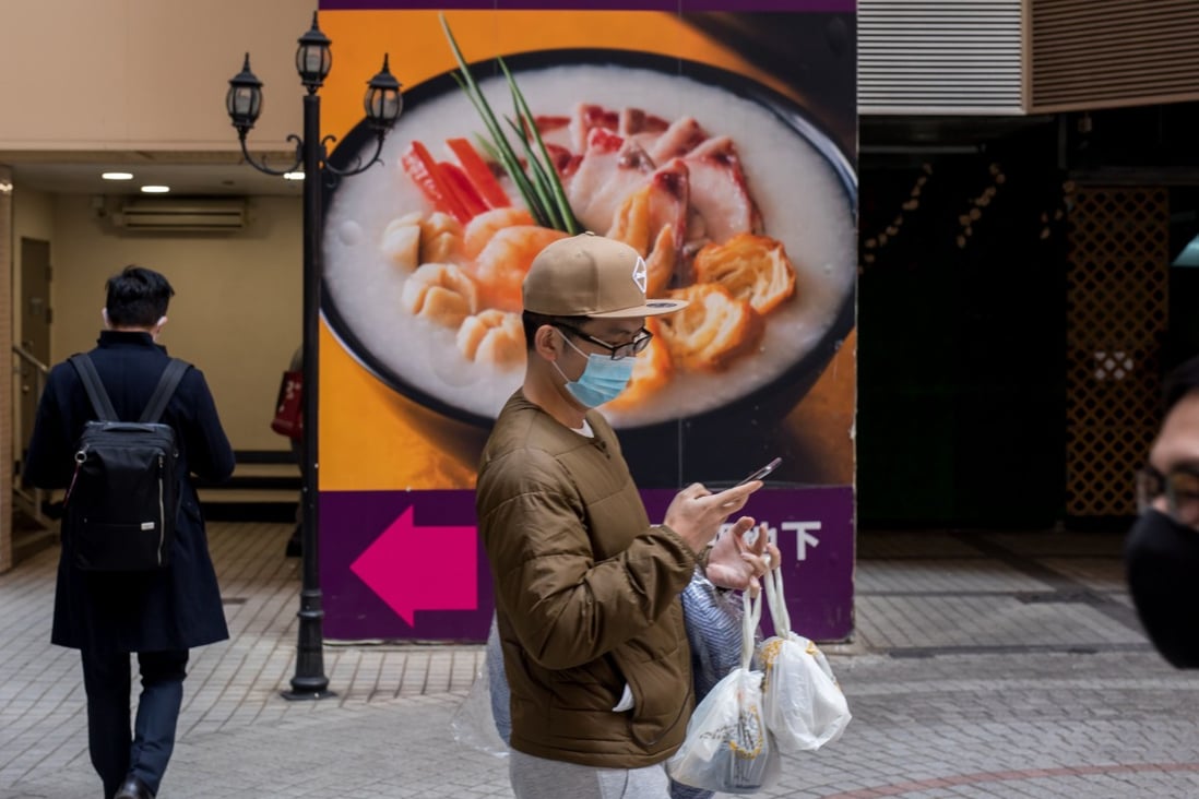 Hong Kong’s food and beverage sector has been badly affected by the coronavirus outbreak. Photo: Bloomberg