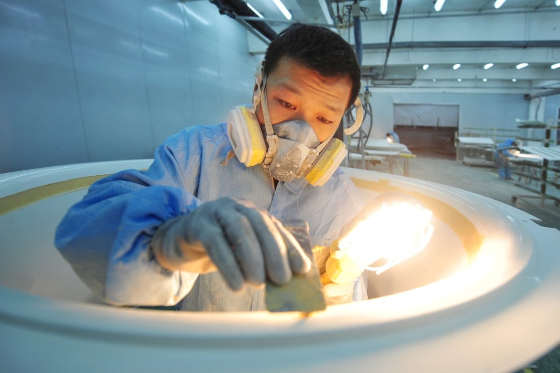 Some manufacturers have been unable to operate at full capacity. Photo: Reuters