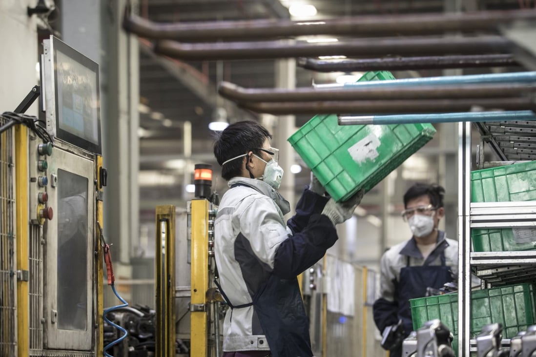 Small companies dotted around China’s manufacturing heartlands have reported incremental progress in getting back to work. Photo: Bloomberg