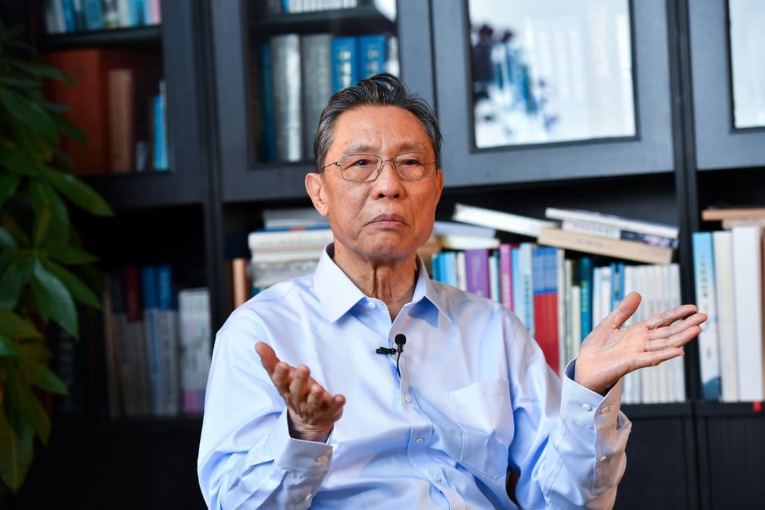 Chinese renowned respiratory scientist Zhong Nanshan is well known for his pivotal role in China’s fight against the Sars epidemic in 2002 and 2003. Photo: Xinhua