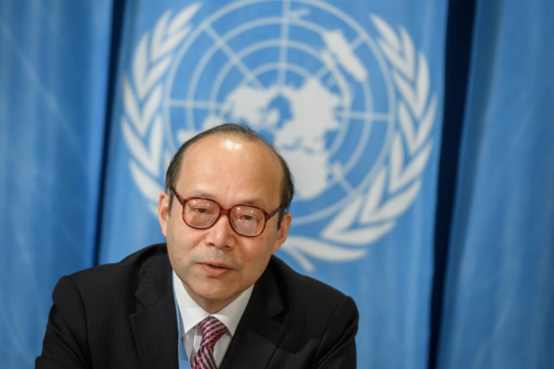 Chen Xu, China’s ambassador to the UN, says the US has turned the election of the Wipo director general into a political game. Photo: AFP