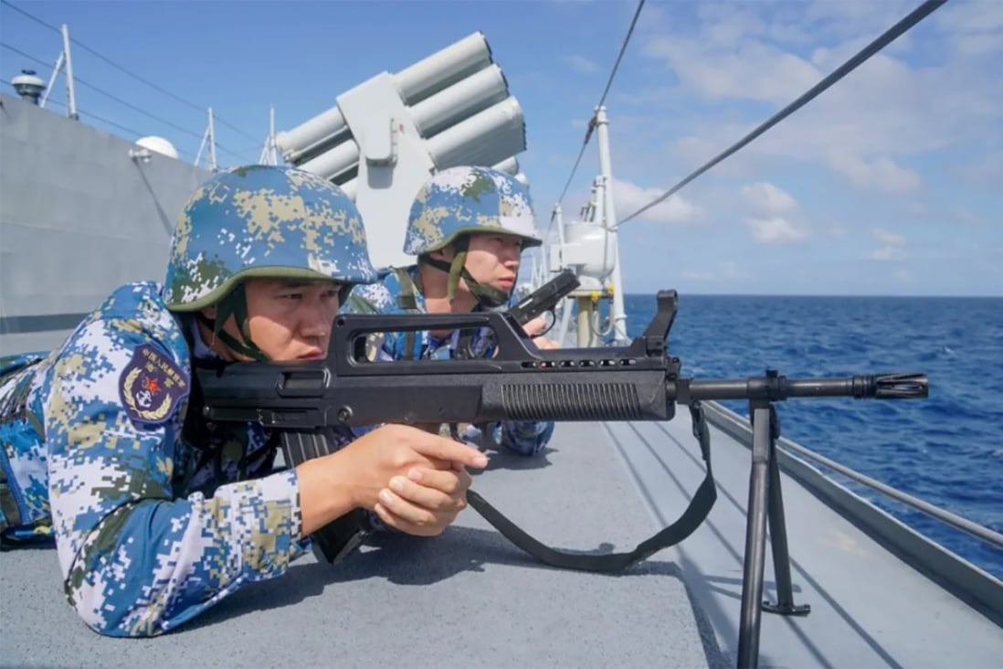 The PLA Navy recently completed a 41-day live-fire drill in the Western Pacific, the longest and largest of its kind for two years. Photo: PLA Navy