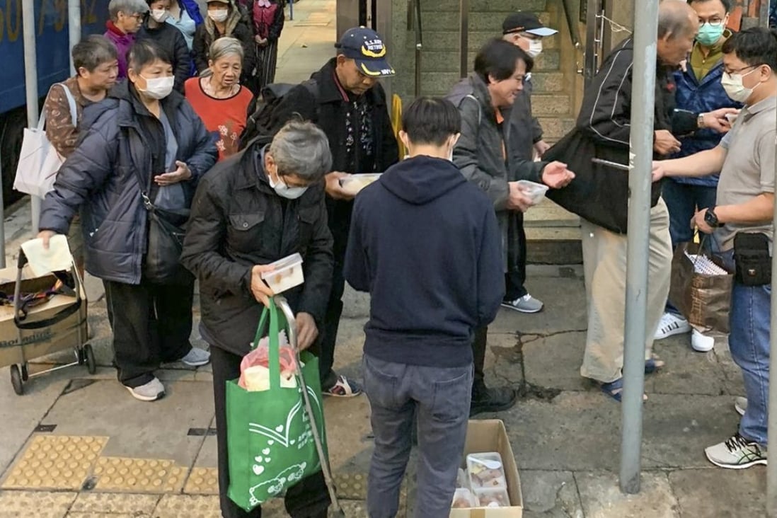Local charities that perform numerous functions, including handing out food and surgical masks during the ongoing coronavirus epidemic, have seen their fundraising battered as numerous events have been cancelled over Covid-19 fears. Photo: The Church of Christ in China Yaumati Kei To Church