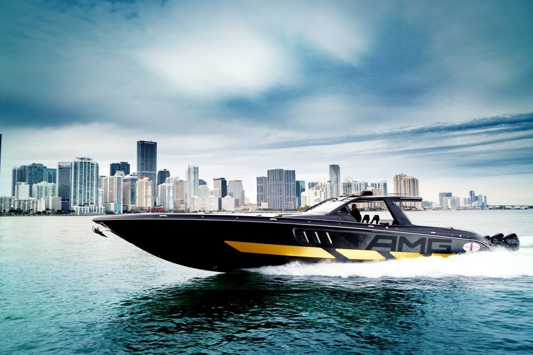 Mercedes Amg And Cigarette Racing Collaborate On A Us 3 Million 2 700 Horsepower Superyacht The 59 Tirranna Amg Edition South China Morning Post