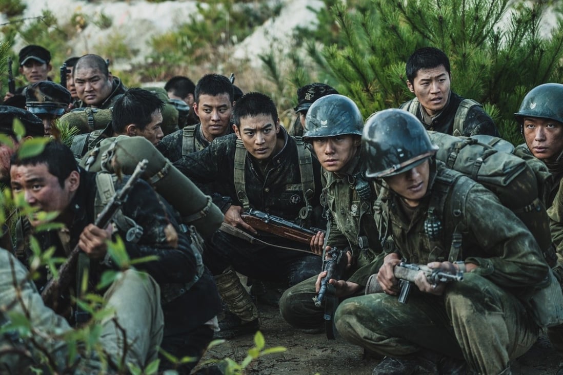 Choi Min-ho (centre) in a still from The Battle of Jangsari (category IIB, Korean, English), directed by Kwak Kyung-taek.