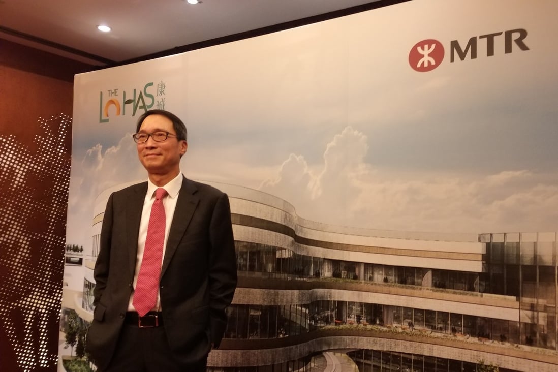 David Tang Chi-fai, property director at MTR Corporation: Photo: Kathleen Magramo