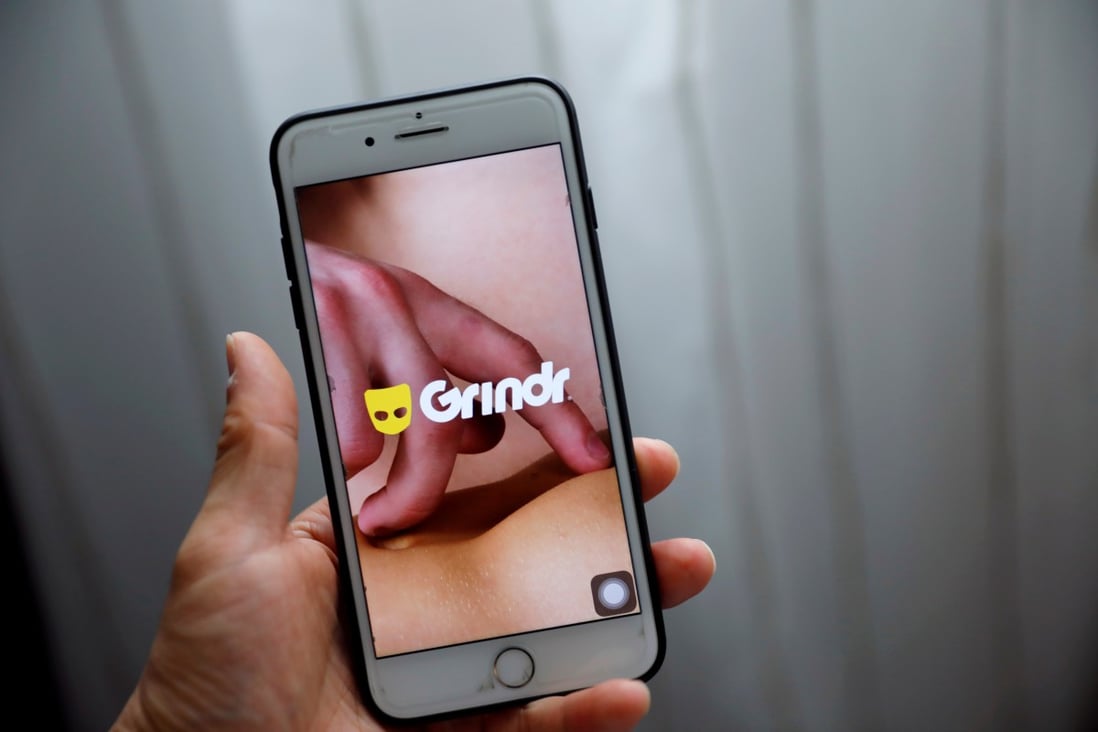 Grindr app on a mobile phone taken in Shanghai, China March 28, 2019. Photo: Reuters