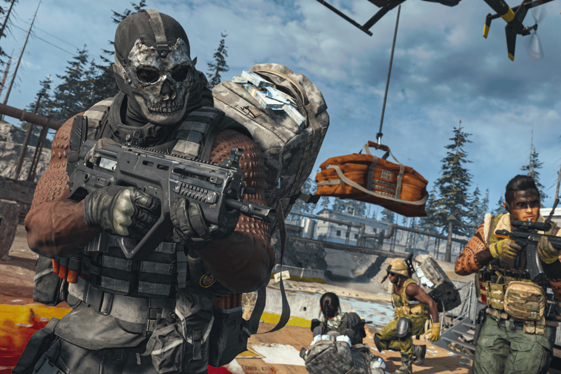A screen grab from Call of Duty: Warzone, the latest free-to-play battle royale video game.