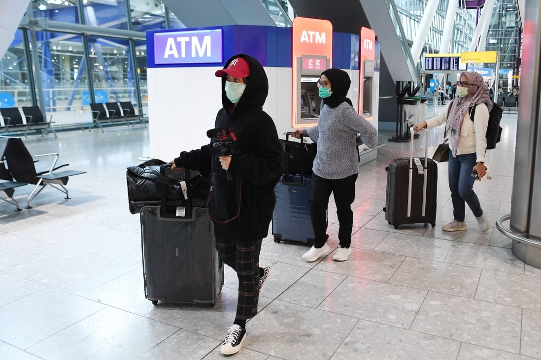 as travellers rush to beat quarantine