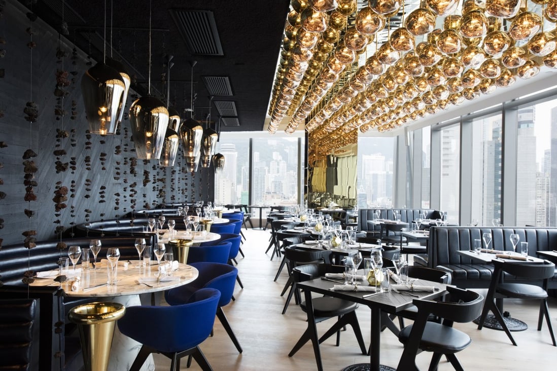 Alto Bar and Grill’s glamorous, modern interior is designed by Tom Dixon. Photos: handouts