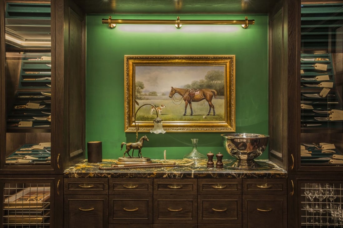 Buenos Aires Polo Club’s private room features equestrian antiques and paintings. Photos: handouts
