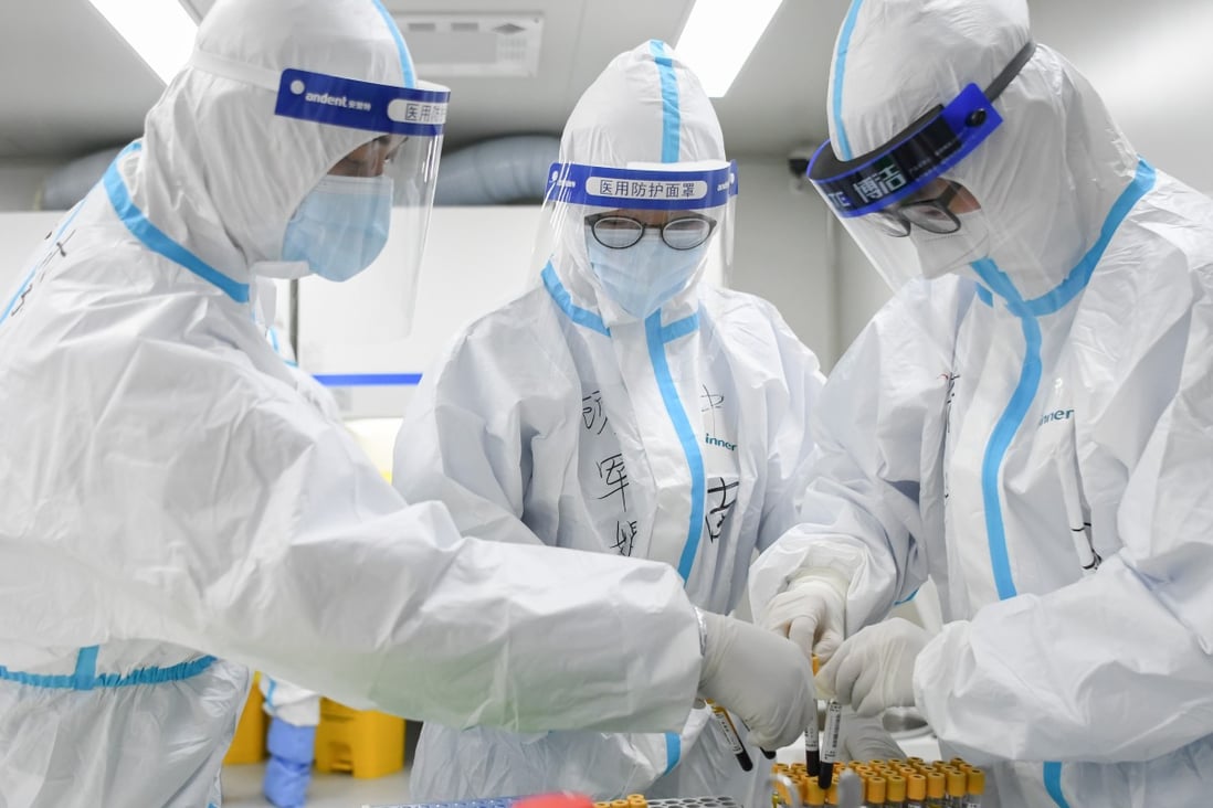 Doctors sent to Wuhan say aggressive testing helped the city combat the virus. Photo: Xinhua