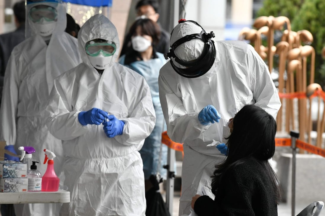 Some people are unable to provide a sputum, or phlegm, sample for testing. Photo: AFP