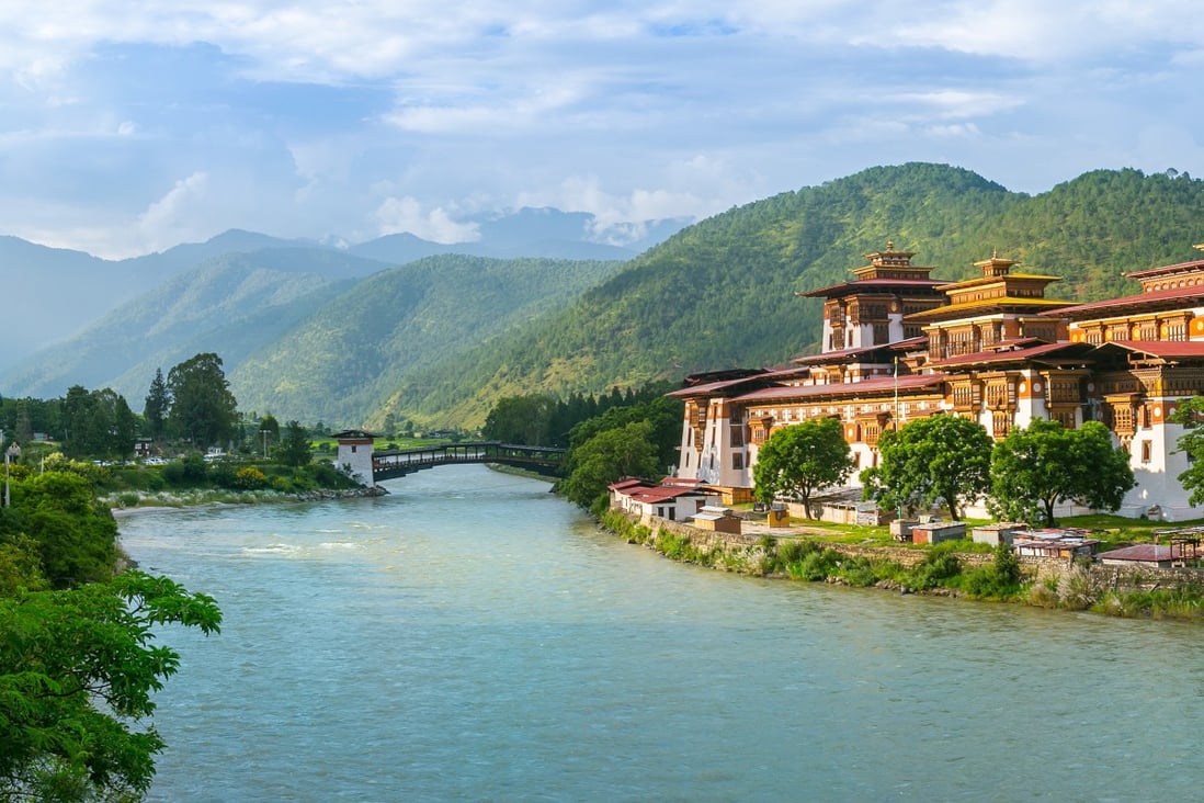 The Punakha Dzong, in Bhutan. The kingdom said last week that it has imposed a two-week ban on tourists after confirming its first case of the coronavirus on March 6. Photo: Shutterstock