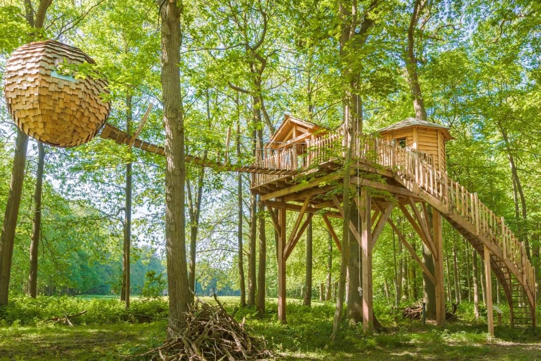 A treehouse home in Raray, France. Airbnb is inviting people to make their dream accommodation a reality through a programme that will give away US$1 million to the most creative proposals submitted to them. Photo: Airbnb
