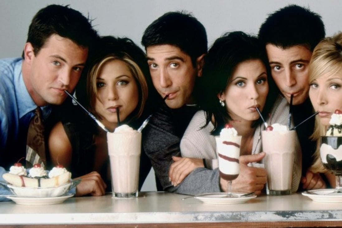 Friends cast members (from left) Matthew Perry (who played Chandler Bing), Jennifer Aniston (Rachel Green), David Schwimmer (Ross Geller), Courteney Cox (Monica Geller), Matt LeBlanc (Joey Tribbiani), and Lisa Kudrow (Phoebe Buffay) will have to wait to film an HBO Max reunion special because of the coronavirus pandemic.