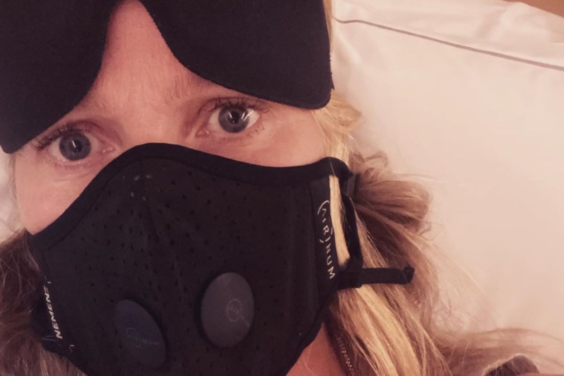 Actress Gwyneth Paltrow wearing a Airinum+Nemen mask. Photo: @gwynethpaltrow / Instagram