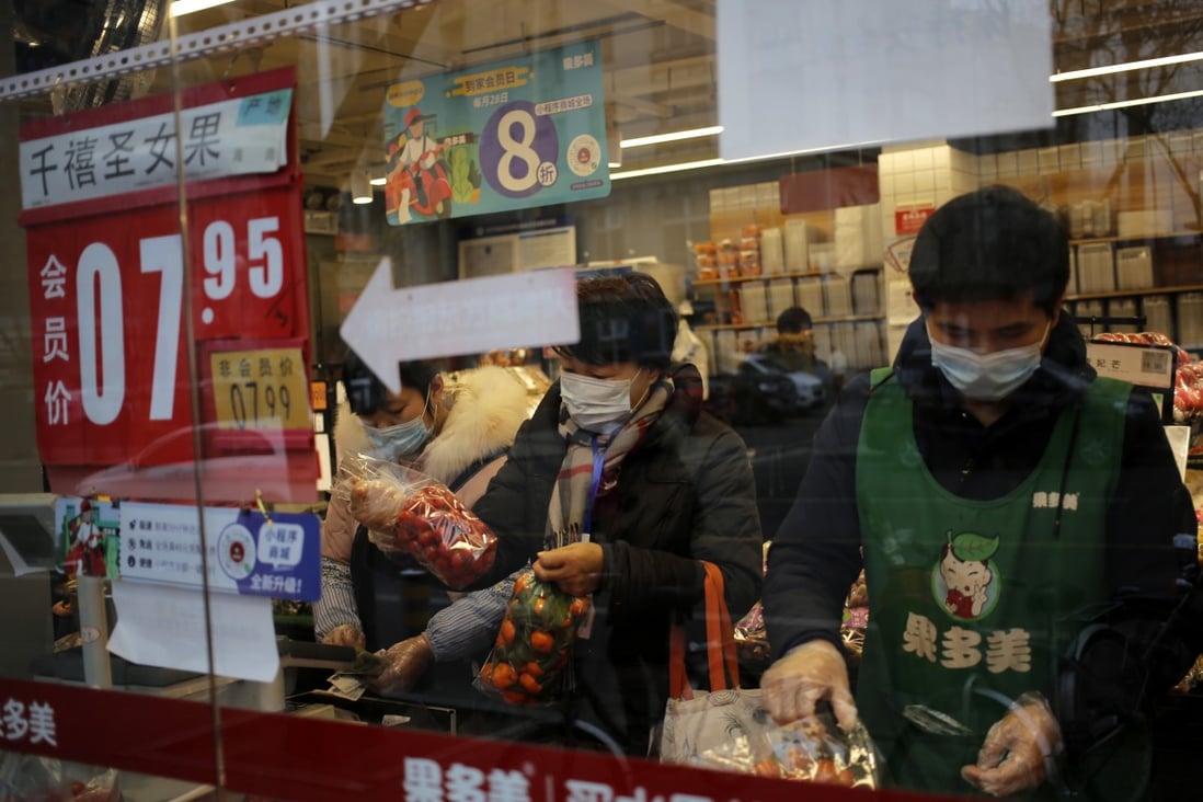 Many small businesses in China are facing a cash crunch as customers stay away due to coronavirus fears, but they still have to pay wages and rent. Photo: EPA-EFE