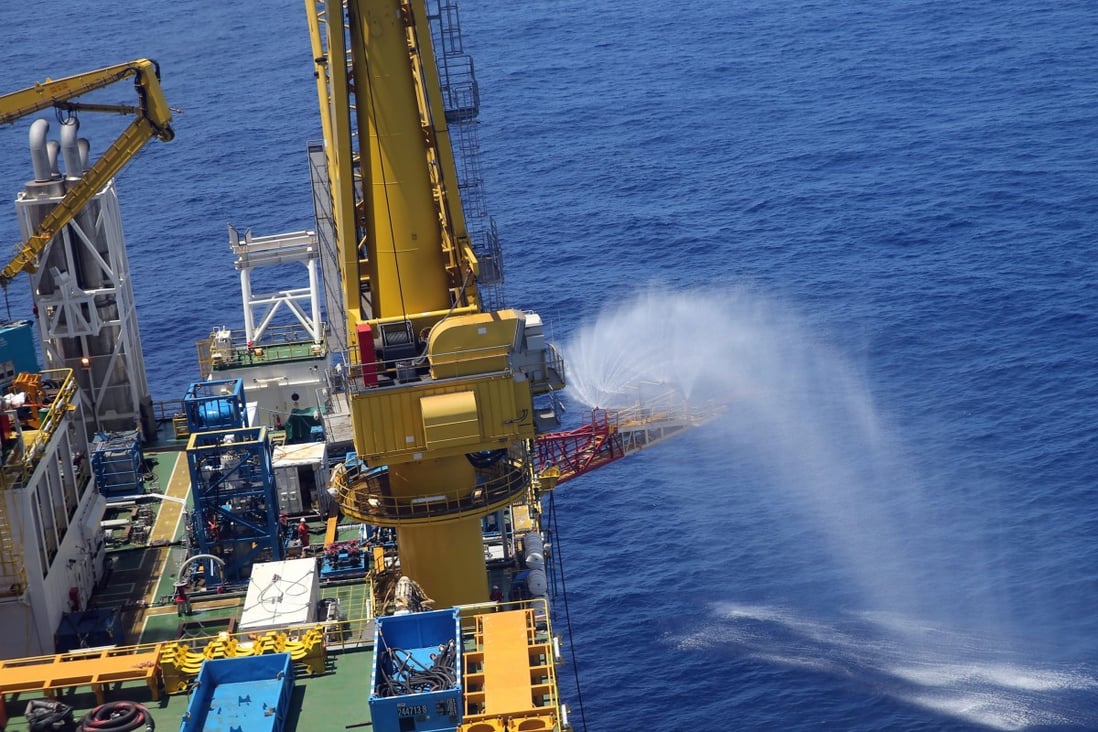 China conducted its first operation to extract natural gas from gas hydrates in the South China Sea in 2017. Photo: Reuters