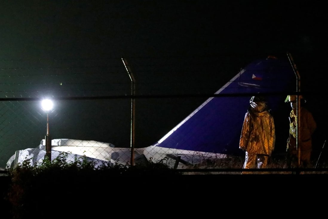 Medical evacuation plane crashes at Manila airport in Philippines