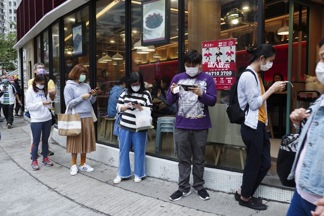 Dozens more infections were revealed in Hong Kong on the weekend new social curbs were introduced to fight the spread of the coronavirus. Photo: Robert Ng