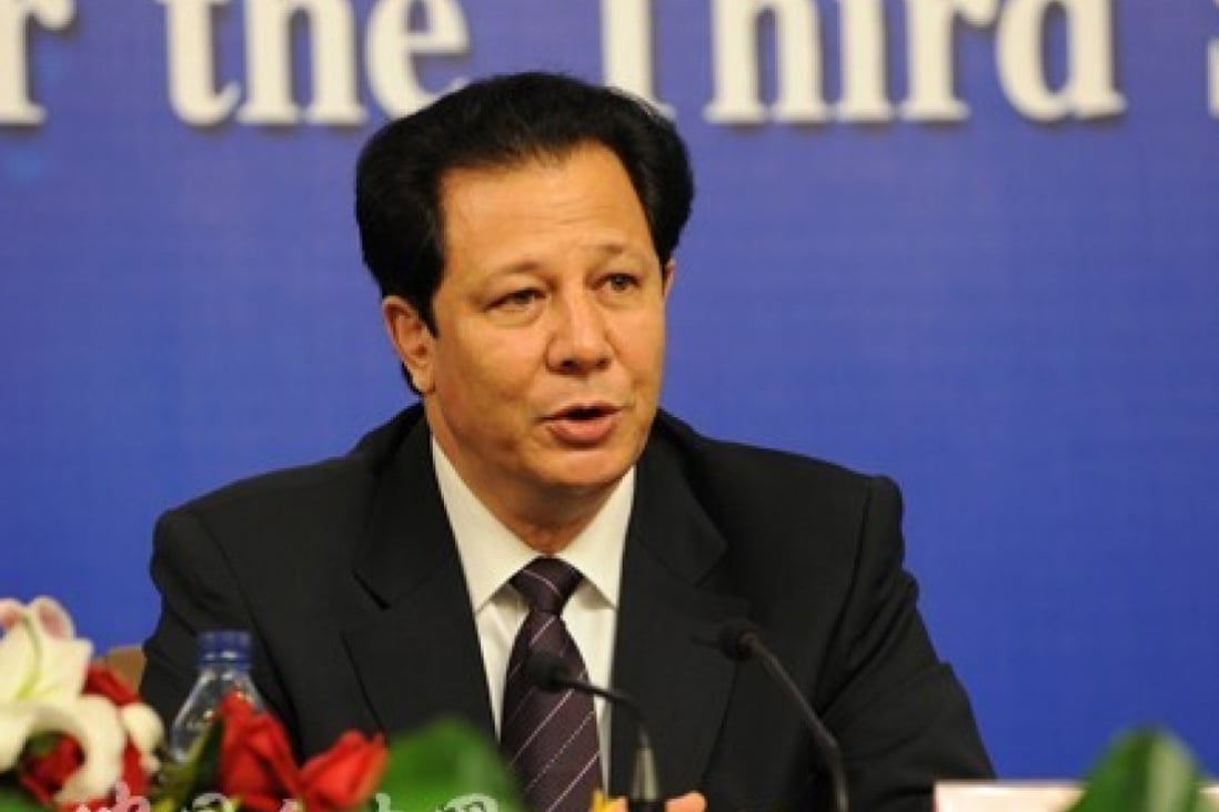 Aikebaier Wufur was head of Xinjiang’s agriculture department for almost four years before retiring in 2017. Photo: Handout