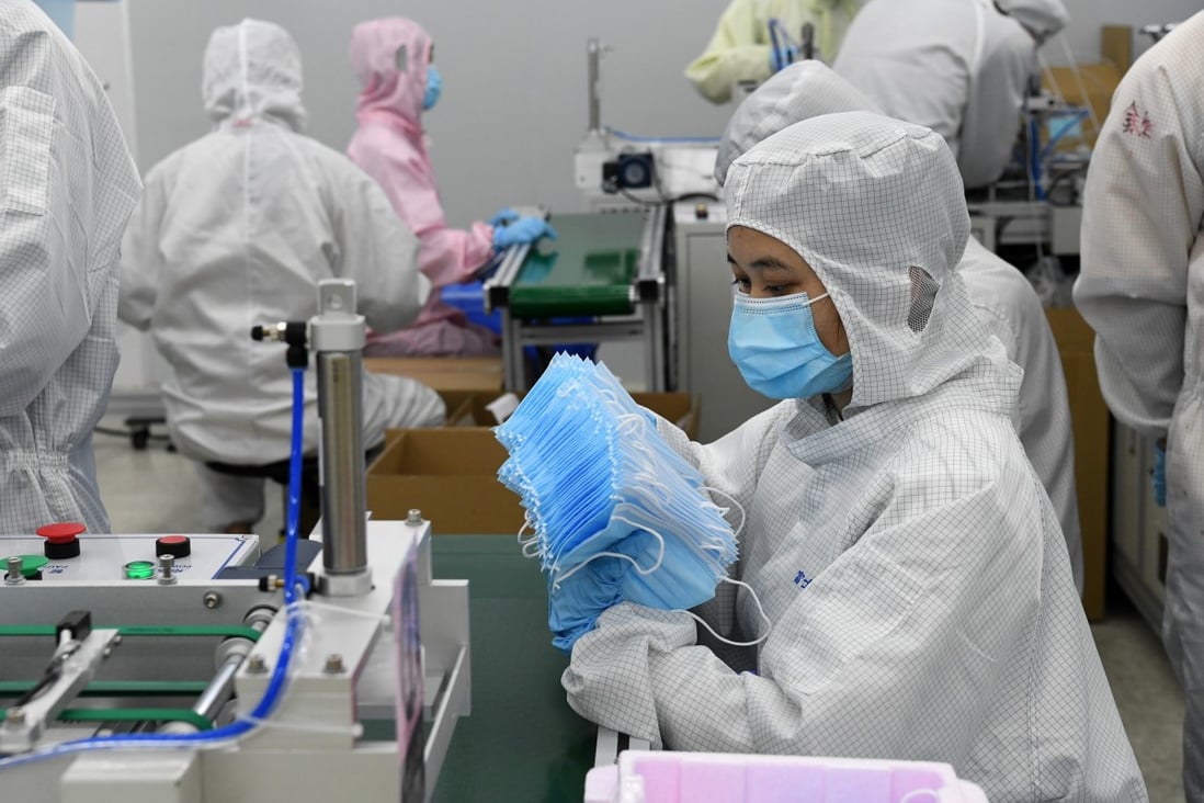 Beijing has tightened its rules on the export of medical supplies amid criticism from some European buyers. Photo: Xinhua