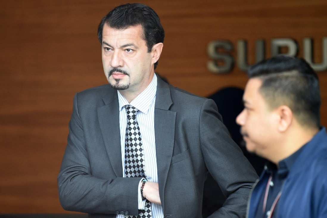 Former Petrosaudi director and 1MDB whistle-blower Xavier Justo has left Malaysia for Switzerland. He is pictured here in 2018 as he arrived to give a statement at the Malaysian Anti-Corruption Commission (MACC) office in Putrajaya. Photo: AFP