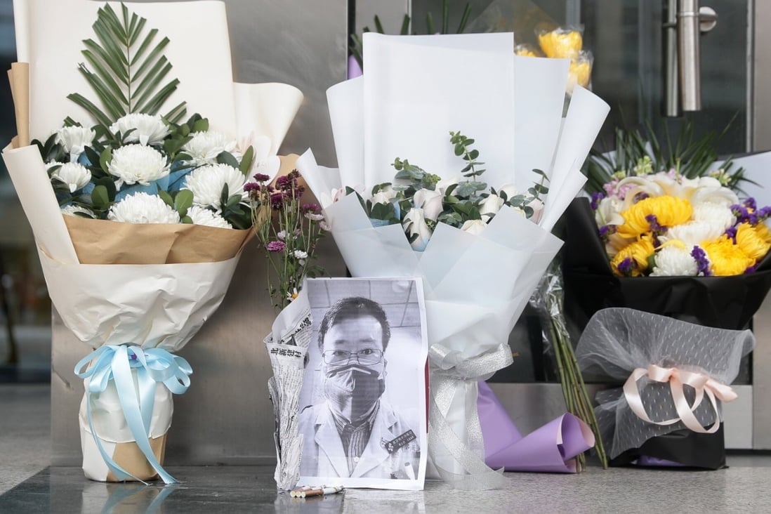 China will on Saturday hold a day of mourning for those killed by Covid-19, like Li Wenliang, the doctor who sought to alert the world to the disease. Photo: EPA-EFE