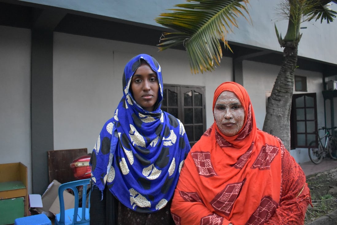 “We can’t do anything to protect ourselves,” says Somali refugee Hamda, who is housed with her mother at a refugee camp in Medan. Photo: Raymondo