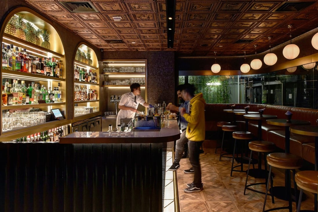 At Hong Kong speakeasy The Diplomat, a designer created a bar within a ...