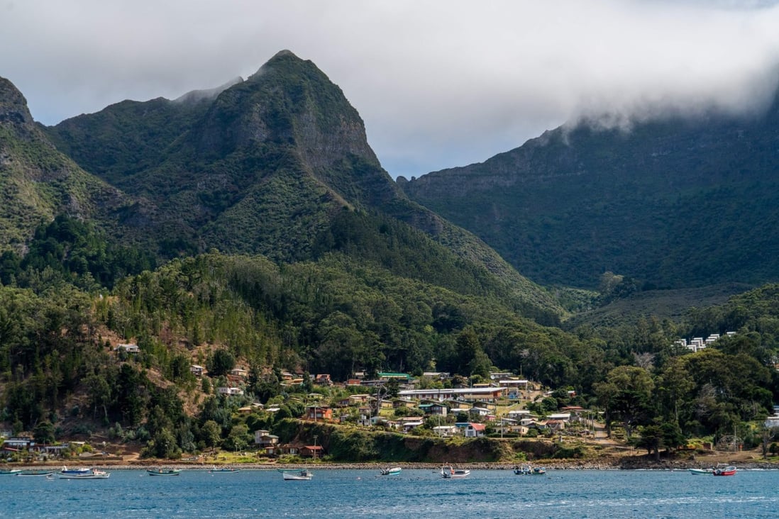 A view of Robinson Crusoe Island, off the coast of Chile, one of the remote locations that have been quarantined to curb the spread of the novel coronavirus. Photo: AFP