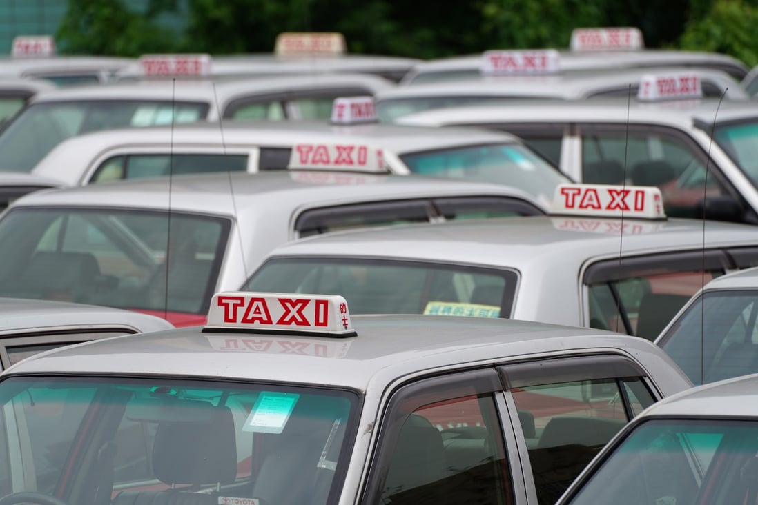 The taxi trade is one of the most obvious economic casualties on Hong Kong’s streets during the health crisis. Photo: Robert Ng