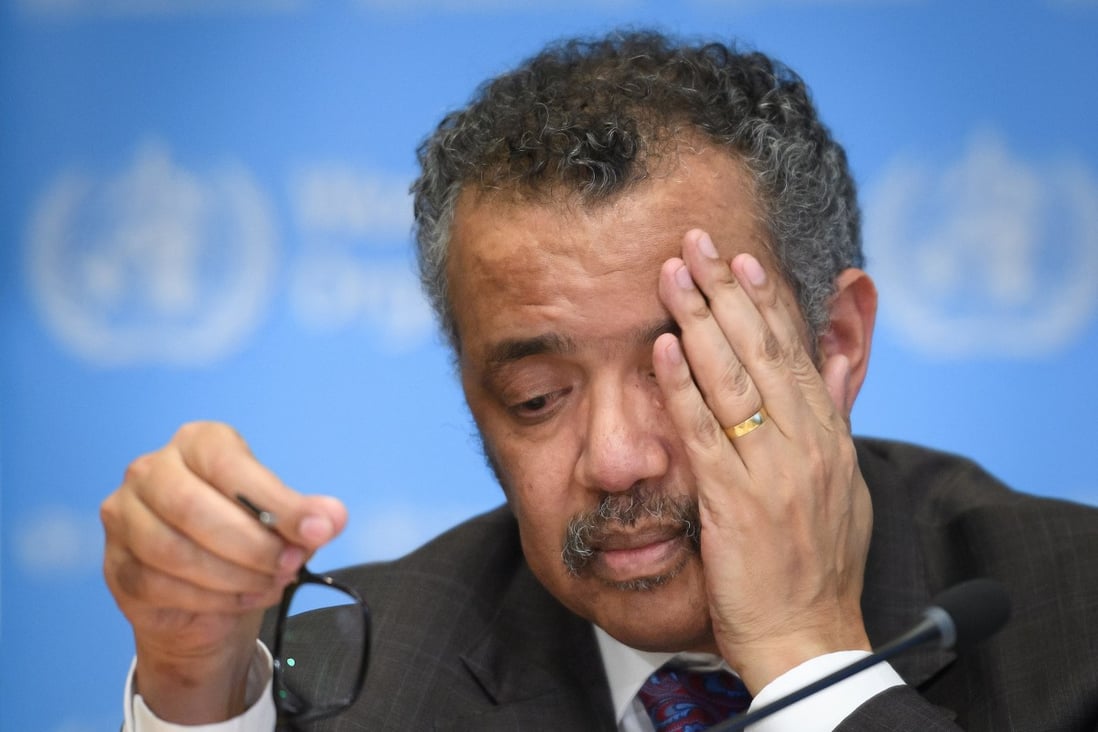 WHO chief Tedros Adhanom Ghebreyesus says the organisation is assessing how its programmes and capacity will be affected. Photo: AFP